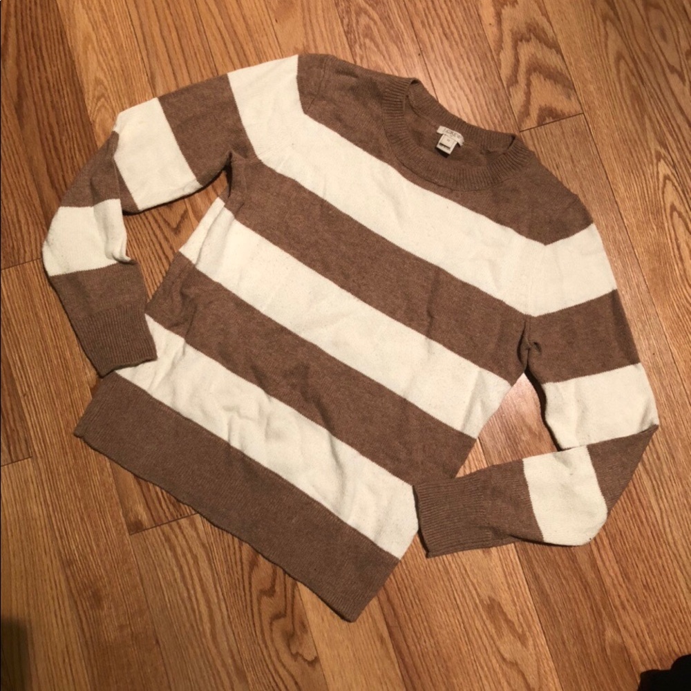 J.Crew Striped Sweater (Size XS)